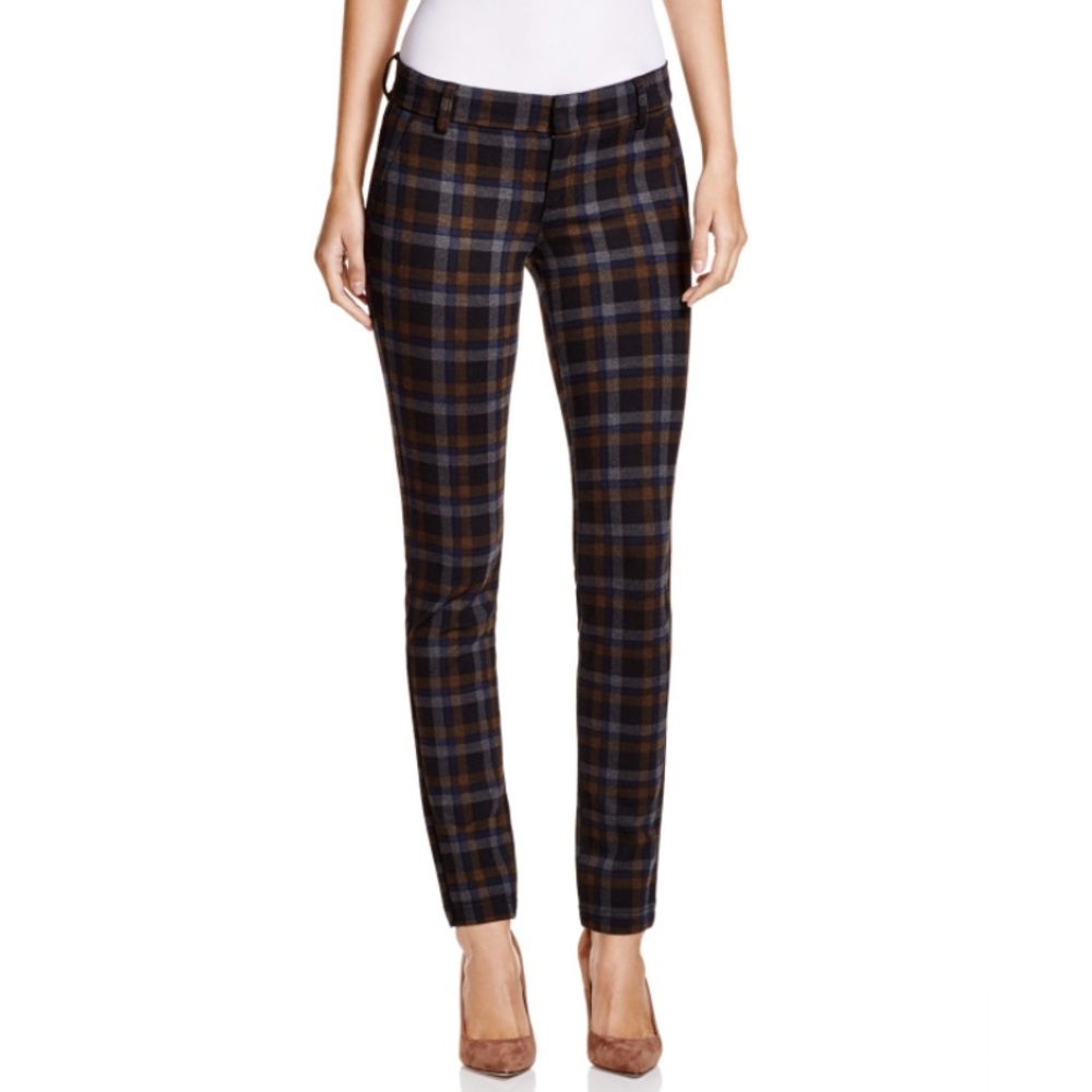 Diana Plaid Skinny Pants